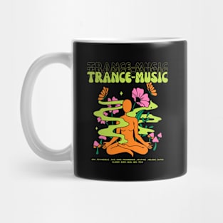 TRANCE - Music Meditation  (green/orange) Mug